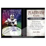 Josh Allen Platinum Cuts Facsimile Auto
