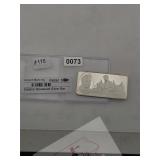 Eleanor Roosevelt Commemorative Silver Bar $350