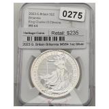 2023 Great Britain Silver Britannia MS64 $470