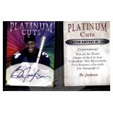Bo Jackson Platinum Cuts Facsimile Auto