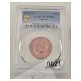 1944-Mo Mexico 5C PCGS MS65RB