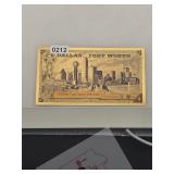 1/1000 Troy Oz 24K Texas Gold Back Aurum $130