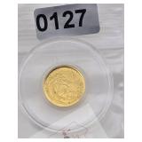 Rare Prospector Gold Grain Coin Token $130