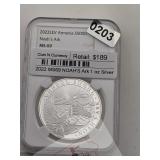 2022 Armenia Noahs Ark MS69 1oz Silver $378