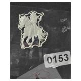 Pony Express Rider Silver Art Bar $130