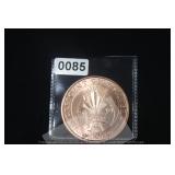 Crescent City Silver 1 oz Copper Round $130