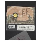 2025 Noah Ark Niue 1/1000 Gold Coin $378