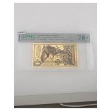 2024 South Dakota 1 Goldback PMG 70 $130