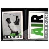 Michael Jordan Air Knows 2 Golf Promo Card
