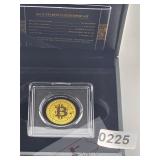 Chad 3000 Francs Bitcoin Proof Coin $1100