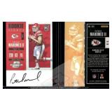 Mahomes 2017 Rookie Ticket Reprint