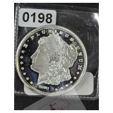 Morgan Liberty SMI Proof Silver Round $240