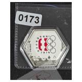 1976 Innsbruck Winter Olympics Silver $240