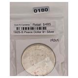 1925-S Peace Dollar Silver US Coin $970