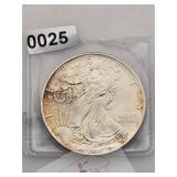 1995 American Silver Eagle Dollar Coin $240