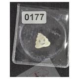 Silver Smiley Poop Emoji Novelty Coin $130