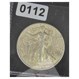 1942 Walking Liberty Silver Half Dollar $130