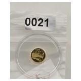 .9999 Fine USA Map Flag Coin Round $130