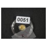 Egyptian Tutankhamun Round Proof Coin $130