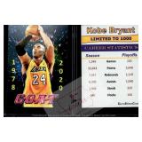 Kobe Bryant 2020 GOAT Tribute Promo Card