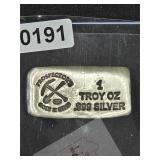 Prospectors Gold & Gems Silver Bar $240