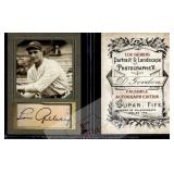 Lou Gehrig D Gordon Auto Facsimile