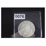 1911 Barber Quarter Silver US Coin $130