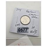 2014 Eastern Caribbean States 10 Cents Coin $1