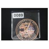 Molon Labe One AVDP Ounce Copper Round $130
