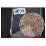 Dirty Hands Clean Money Copper Round $130