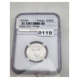1956 Silver Proof Quarter NGC PF66 $730
