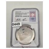 2014 P S$1 Baseball Silver PF70 Ultra $260