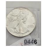 1986 American Walking Liberty Silver $240