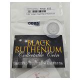 1907 Indian Head Black Ruthenium Coin $118