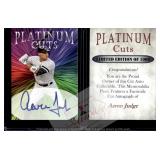 Aaron Judge Platinum Cuts Auto Facsimile