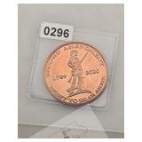 2020 Second Amendment Copper Round $130 0296
