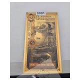 2 Florida Goldback 24K Aurum Note $65 $130
