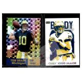 Tom Brady 1999 Gold Prism Rookie Card RC