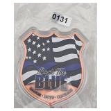 Back The Blue Shield Copper Coin $130