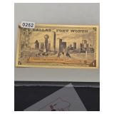 1/1000 Troy Ounce 24K Goldback Texas $110