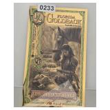 Florida 1/2000 24k Goldback Aurum 2023 $130