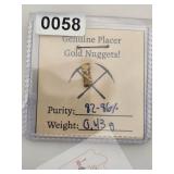 Genuine Placer Gold Nugget 0.43g $152 $304