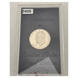 1971 S Silver Eisenhower Proof Dollar $130