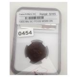 1955-Mo Mexico 5 Centavos Copper PCGS MS66 $330