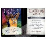 Kobe Bryant Platinum Cuts Auto Facsimile