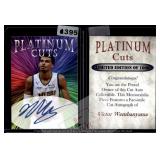 Victor Wembanyama Platinum Cuts Auto Facsimile