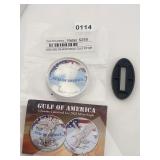 2025 Colorized Gulf of America Silver $498