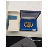 Franklin Mint Eagle Head Copper Medal