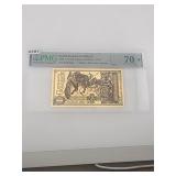 2024 South Dakota 1 Goldback PMG 70 $130