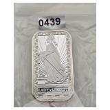 Proof Lady Liberty Silver Bar Ingot $240